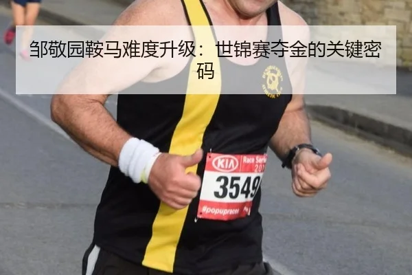 邹敬园鞍马难度升级：世锦赛夺金的关键密码