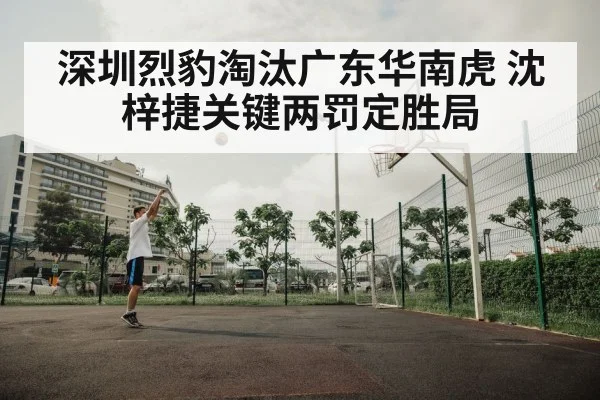 深圳烈豹淘汰广东华南虎 沈梓捷关键两罚定胜局